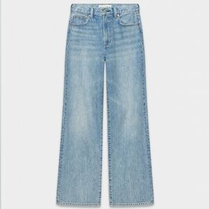 Aritzia Denim Forum The Farrah Hi-rise Wide Jean - 7 Yrs Bleu Taboo